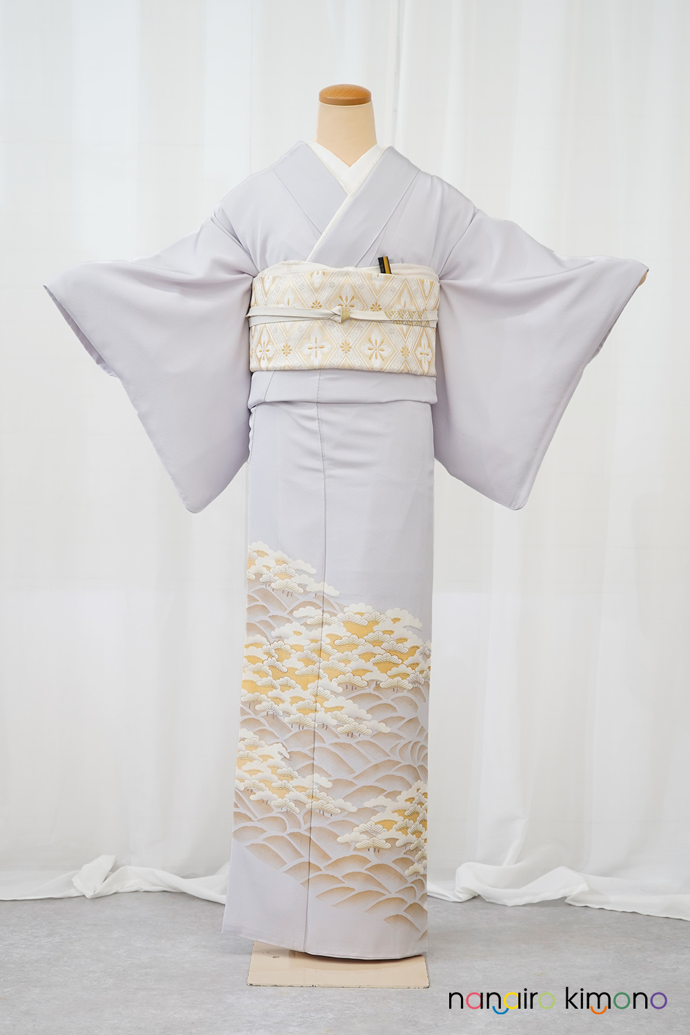 高級留袖フルセット｜上品松模様 薄紫色 IT000