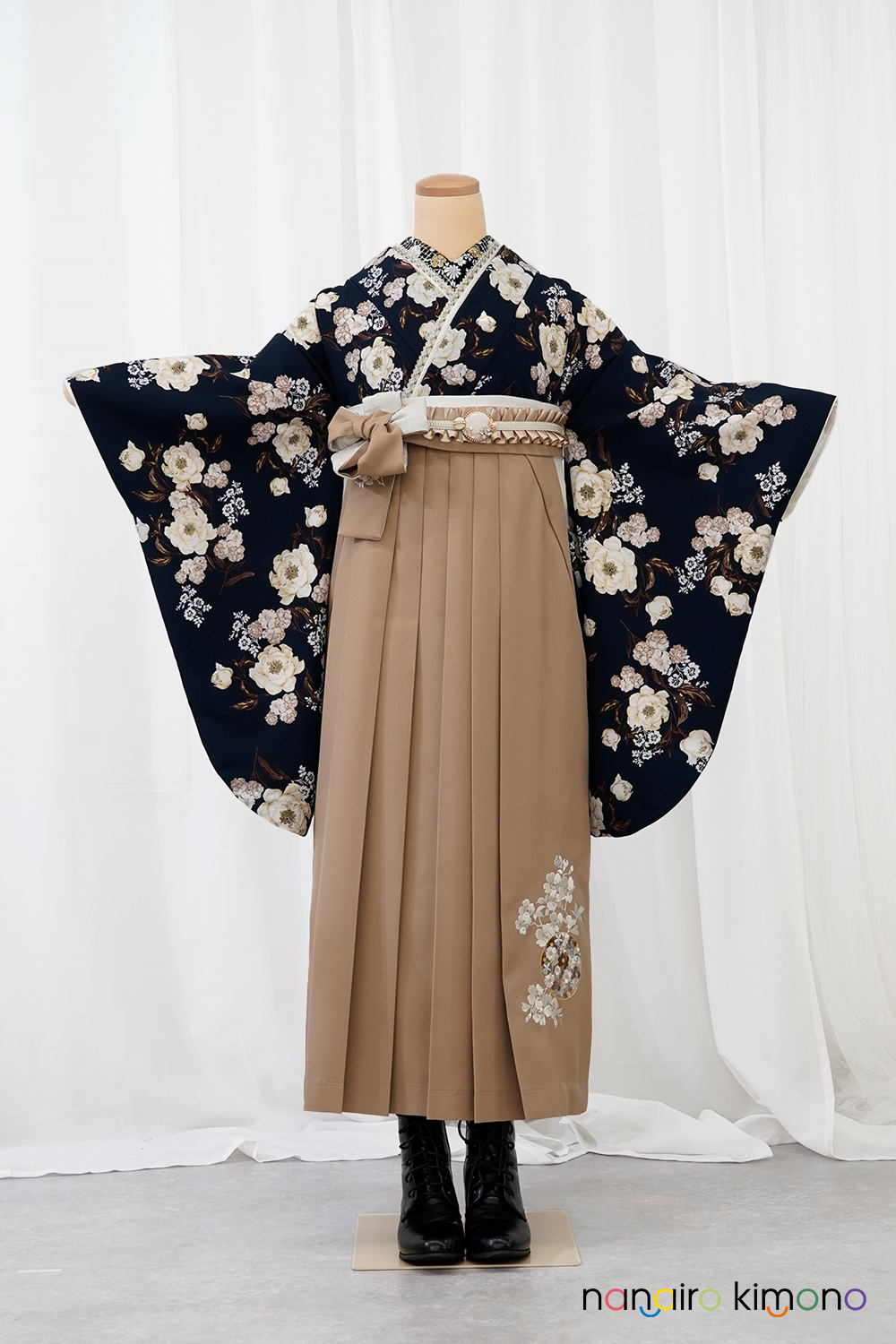 卒業式袴フルセット｜Heather 2S156｜ナナイロキモノウェブショップ