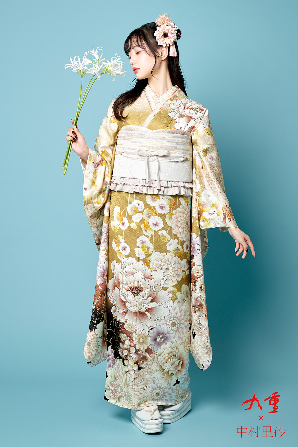 成人式振袖フルセット｜中村里砂×九重 F149｜ナナイロキモノウェブショップ