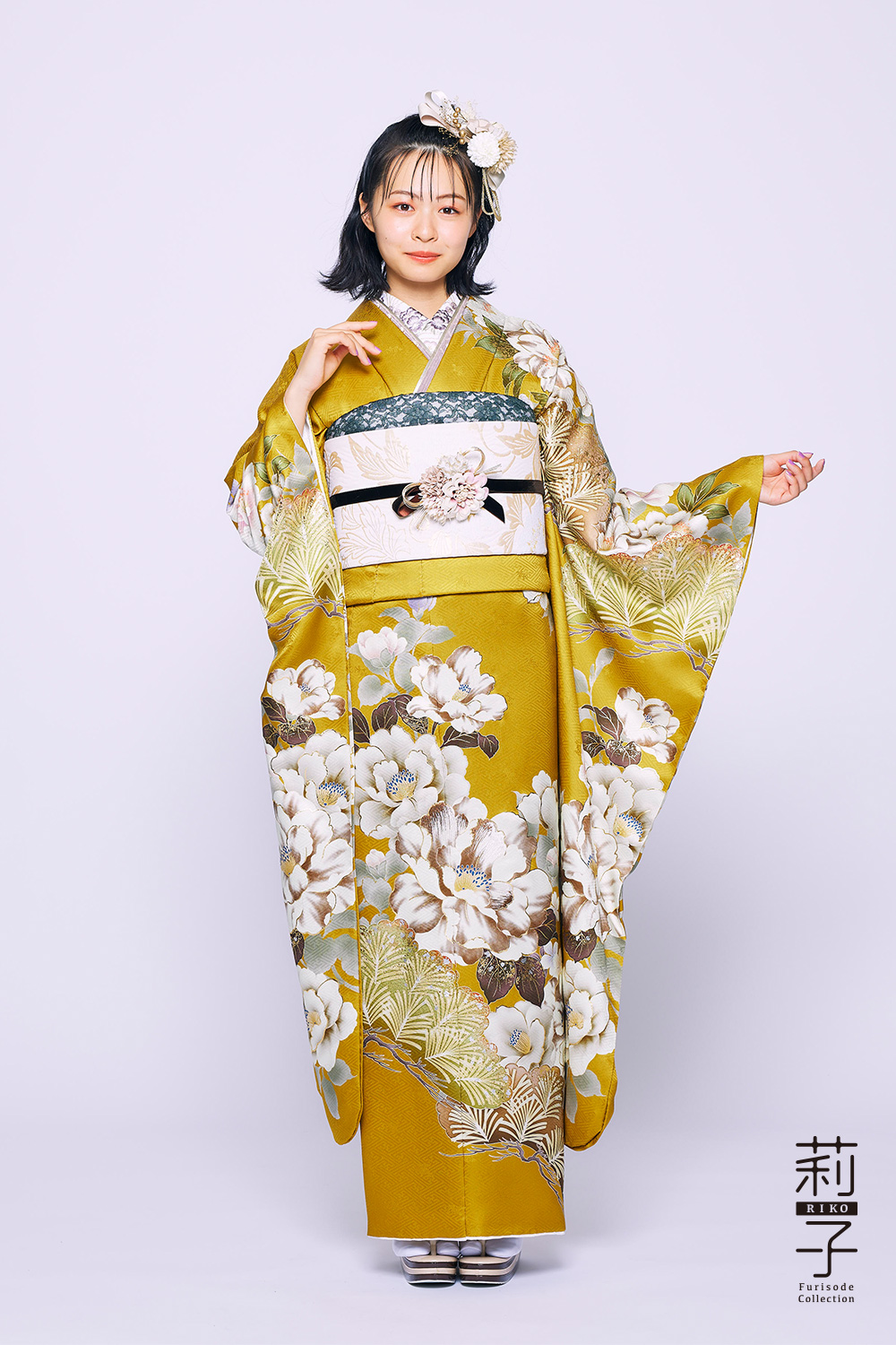 momoko　着物　振袖　⑩ 成人式振袖フルセット｜莉子プロデュース着物 F170｜ナナイロキモノ