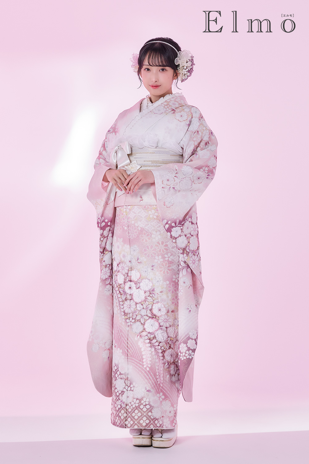 成人式振袖フルセット｜辻ヶ花 ピンク古典柄 F236｜ナナイロキモノ